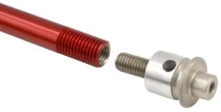 Adaptateur à Travers L'axe 12mm -Vélos Pièces Magasin FollowMe Adapter Steckachse 12mm 121130 ALU 3