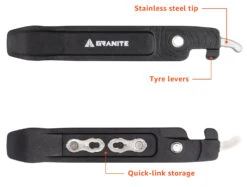 Démonte-pneus Talon Avec Pince à Chaîne -Vélos Pièces Magasin Granite Talon Reifenheber mit Kettenschloss Zange