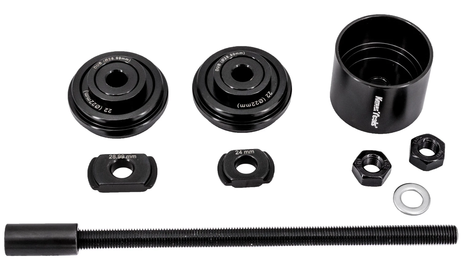 Katana BCT-2 Kit D'outils De Montage Et De Démontage 4 En 1 Pour Roulements Internes Press-Fit 3 Katana BCT-2 Kit D'outils De Montage Et De Démontage 4 En 1 Pour Roulements Internes Press-Fit – Image 3