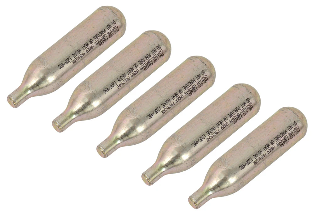 Cartouche De CO₂ 16g Sans Filetage, Paquet De 5 Pour SKS Airchamp Pro 1 Cartouche De CO₂ 16g Sans Filetage, Paquet De 5 Pour SKS Airchamp Pro