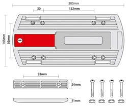 Adaptateur Pour Porte-bagages KLICKfix 9 Adaptateur Pour Porte-bagages KLICKfix -Vélos Pièces Magasin Rixen Kaul KLICKfix GepA cktrA geradapter 0208 d